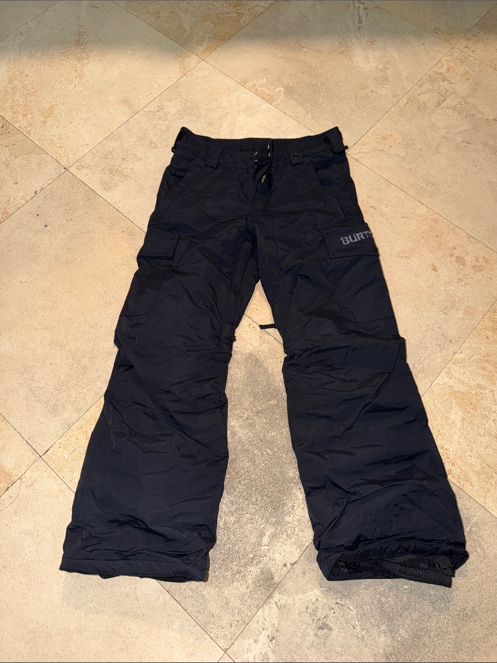 Burton Black Kids Snow Pants - Insulated Winter Joggers